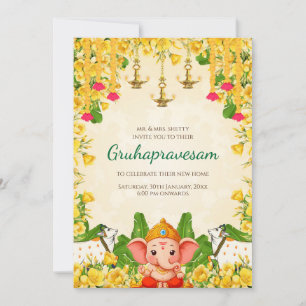 Invitation à une pendaison de crémaillère numériqu