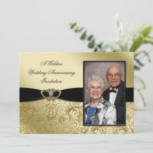 Invitation à une photo pour les 50 ans de mariage