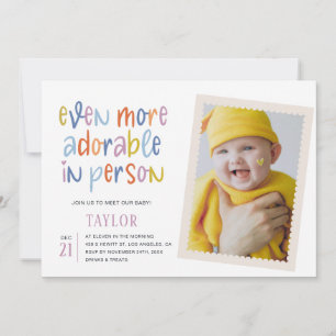 Invitation à une rencontre avec le bébé encore plu