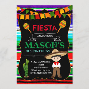 Invitation à une soirée charro