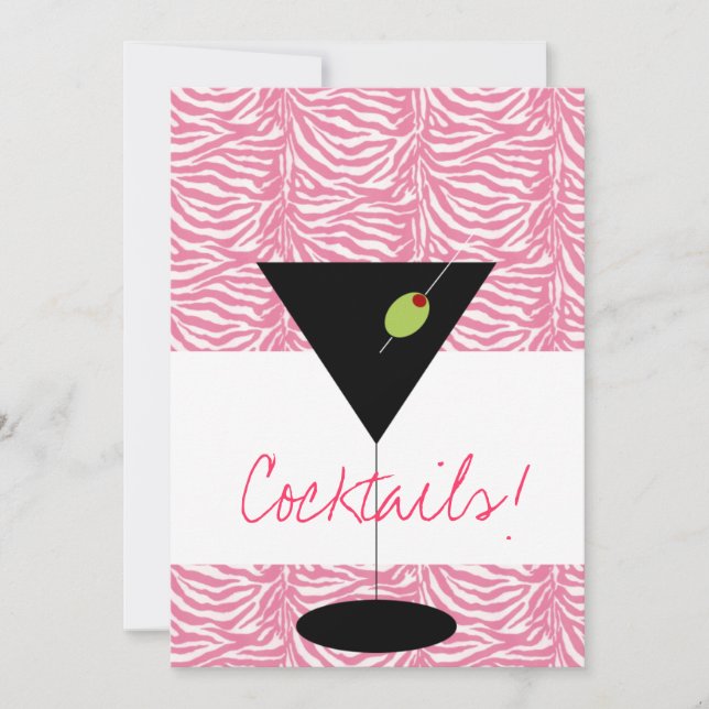 Invitation à une soirée cocktail (Devant)