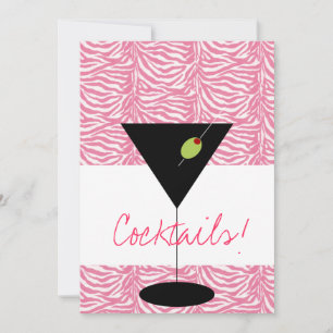 Invitation à une soirée cocktail