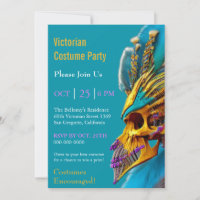 Invitation à une soirée costumée