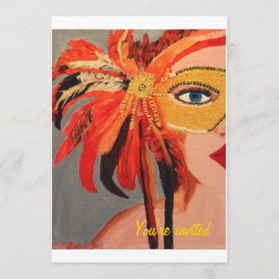 Invitation à une soirée costumée