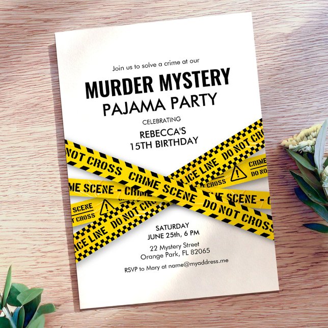 Invitation à une soirée d'anniversaire en pyjama s (Créateur téléchargé)