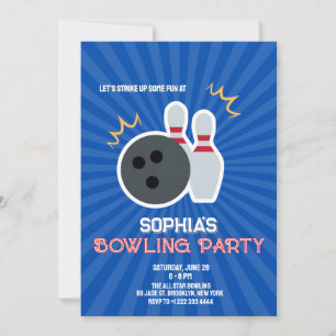 Invitation à une soirée de bowling 4