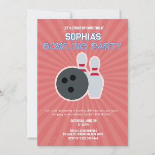 Invitation à une soirée de bowling 5