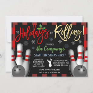 Invitation à une soirée de bowling de Noël, Entrep