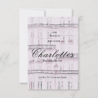 Invitation à une soirée de célibat à Paris