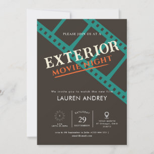Invitation à une soirée de cinéma en plein air