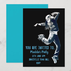 Invitation à une soirée de danse hip hop moderne