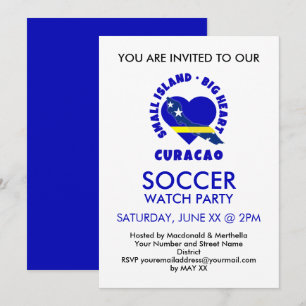 Invitation à une SOIRÉE DE FOOTBALL à Curaçao