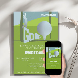 Invitation à une soirée de golf