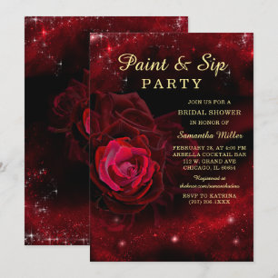 Invitation à une Soirée de Mariage "Peinture et Ve
