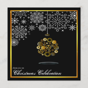 Invitation à une soirée de Noël steampunk