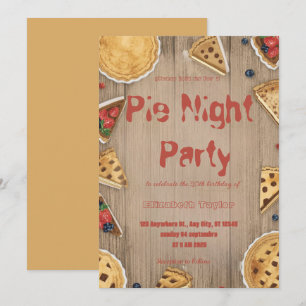 Invitation à une soirée de partage de tartes – Dou