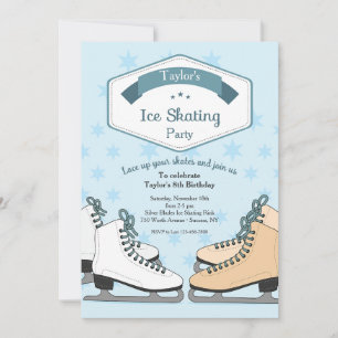 Invitation à une Soirée de Patinage sur Glace
