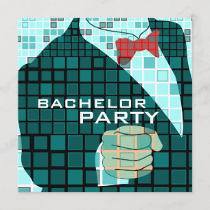 Invitation à une soirée d'enterrement de vie de ga
