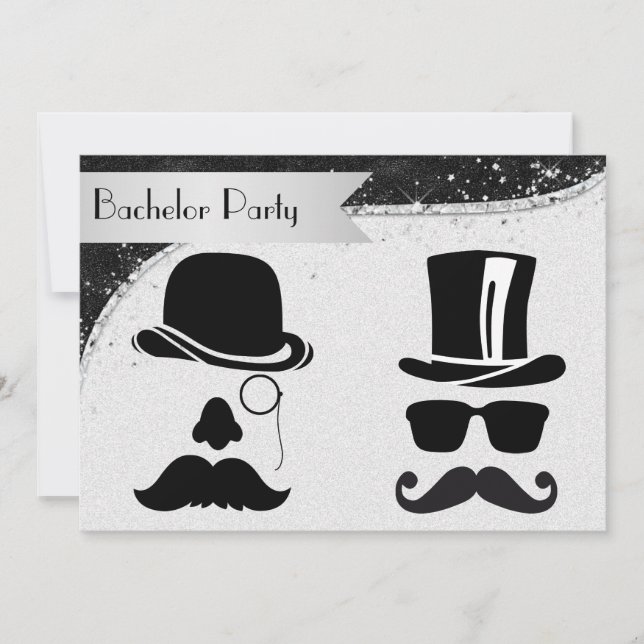 Invitation à une soirée d'enterrement de vie de ga (Devant)