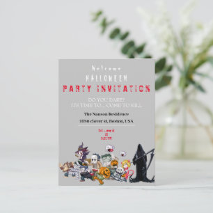 Invitation à une soirée d'Halloween
