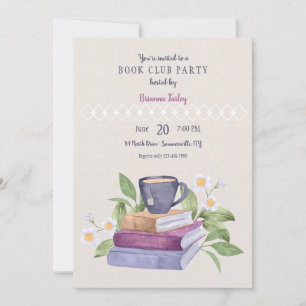 Invitation à une soirée du club de lecture