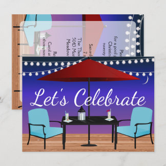 Invitation à une soirée en plein air