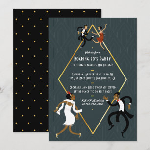 Invitation à une soirée endiablée des années 20
