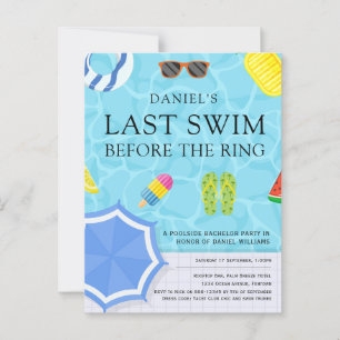 Invitation à une soirée entre célibataires au bord