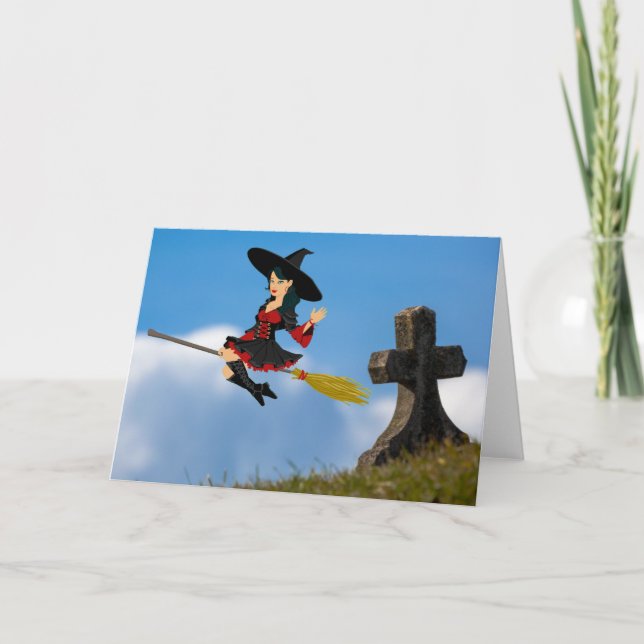 Invitation à une soirée Halloween. Carte (Devant)