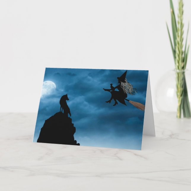 Invitation à une soirée Halloween. Carte (Devant)