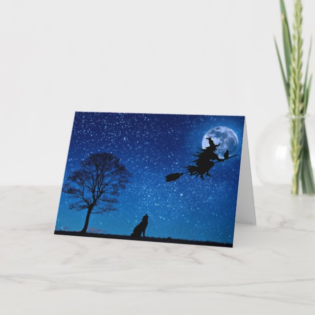 Invitation à une soirée Halloween. Carte (Devant)