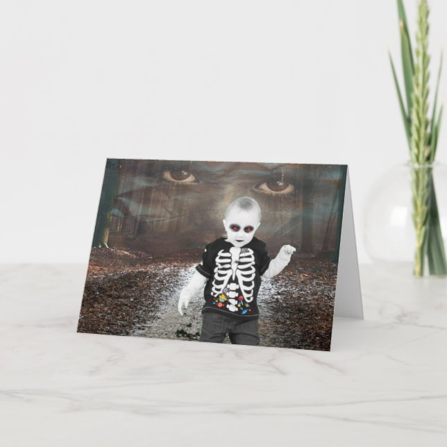 Invitation à une soirée Halloween. Carte (Devant)