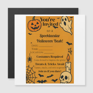 Invitation à une soirée Halloween effrayante Fan