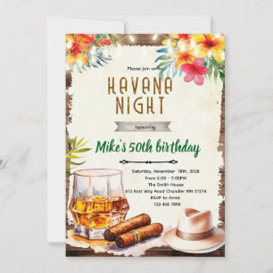 Invitation à une soirée havanaise