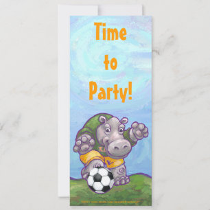 Invitation à une soirée hippo de football