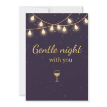 Invitation à une soirée légère