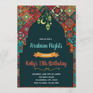 Invitation à une soirée marocaine de nuit