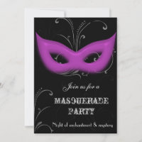 Invitation à une soirée masquée Fantastique