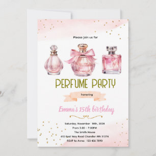 Invitation à une soirée parfum