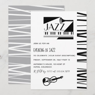 Invitation à une soirée sur le thème du Jazz Blues
