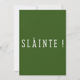 Invitation À votre santé - St Patrick Day