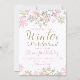 Invitation à Winter ONEderland