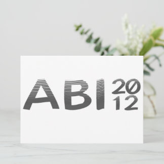 INVITATION ABI 2012
