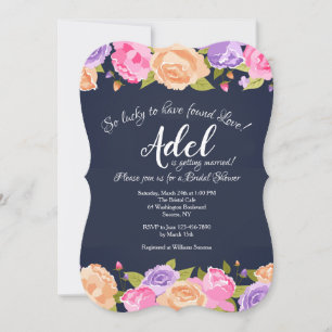 Invitation Abondance de Fleurs