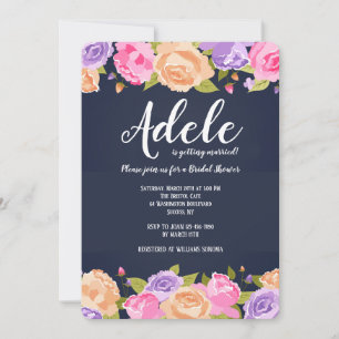 Invitation Abondance de Fleurs