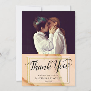 Invitation Abstrait de corail moderne 💡 Mariage d'huile d'en