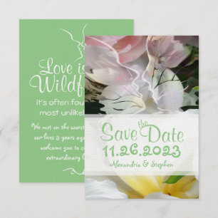 Invitation Abstraite de Fleur Sauvage