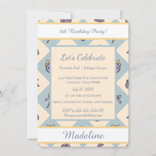 Invitation Académie de sorcellerie de l'anniversaire personna