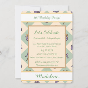 Invitation Académie de sorcier d'anniversaire personnalisée É
