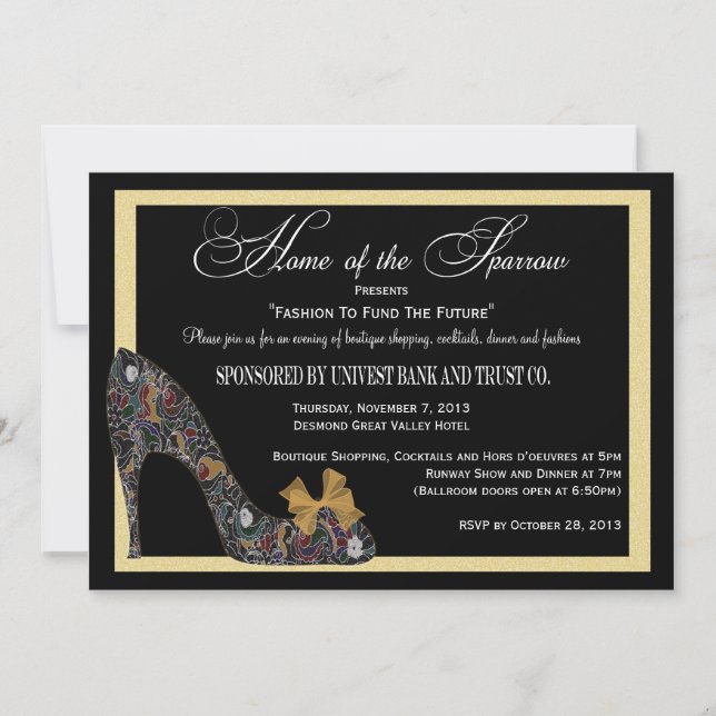 Invitation Accueil du Sparrow Fashion Show réduit (Devant)